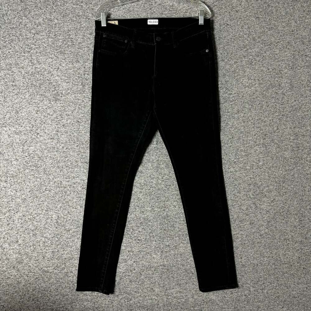 Polo Ralph Lauren Women's Size 31 Black Varick Legging Stretch Denim Jeans
